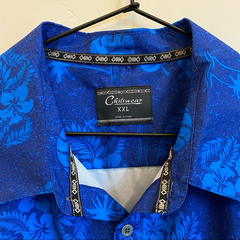 CHILIWEAR Boise State Broncos Resort Wear Hawaiian Dress Shirt - Picture 8 of 9